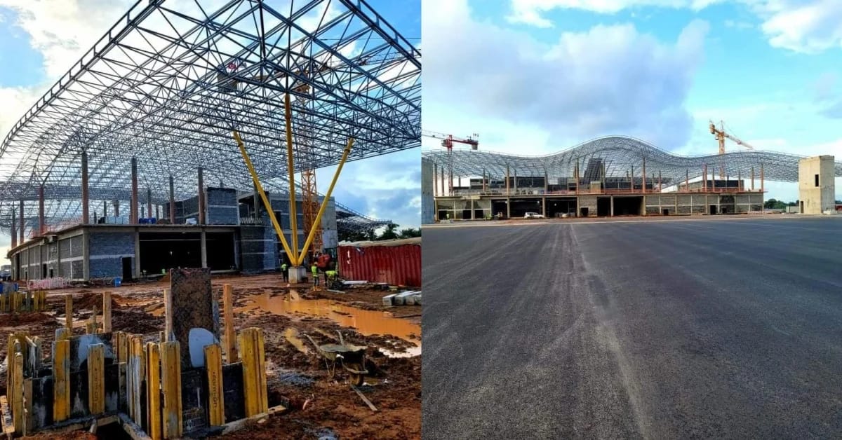 Rapid Progress on the Construction of New Ultra-Modern Airport in Lungi