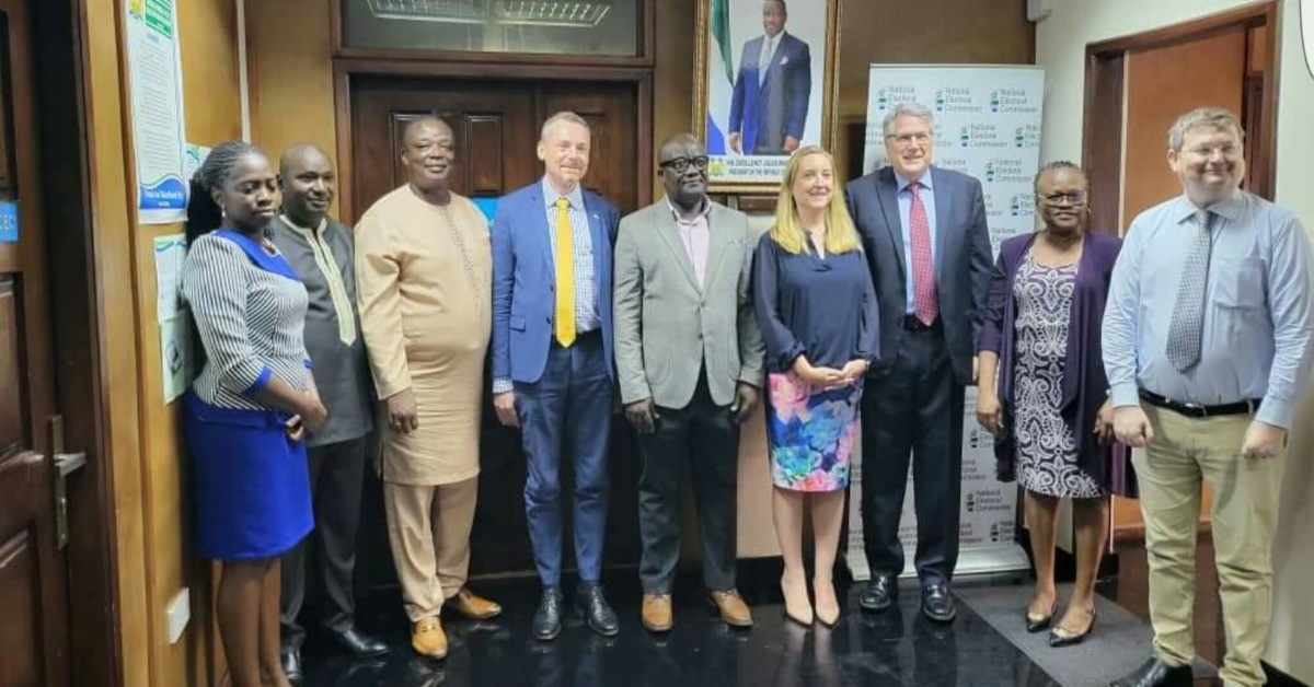 United States, Ireland and European Union Ambassadors Commend Electoral Commission of Sierra Leone for credible and Peaceful Bye-elections.