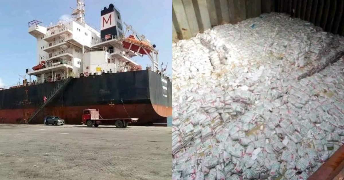 As 8,000 Tons of Rice Arrive, Govt’s Economic Recovery Program Pays Off