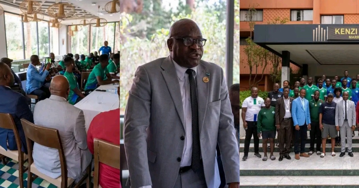 Sierra Leone’s Ambassador to Morroco, Atumanni Dainkeh Visit Leone Stars B Camp, Inspires The Team For Sucess