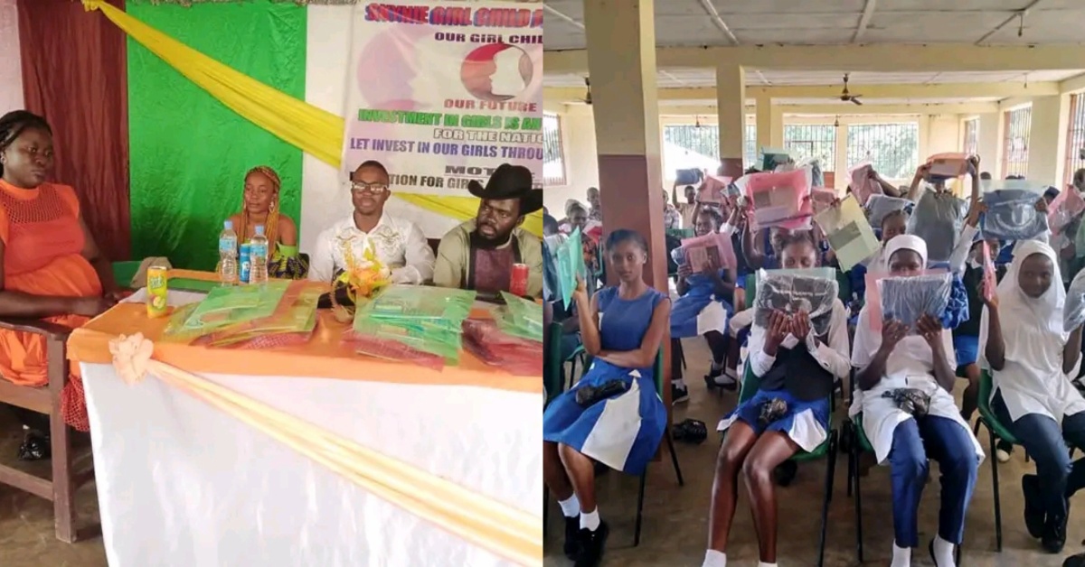 Skynie Girl Child Foundation Supports 50 Girls in Kono