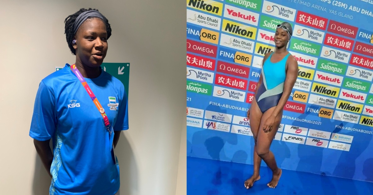 Sierra Leone Swimmer Tity Dumbuya Fail to Progress in The Common Wealth Games