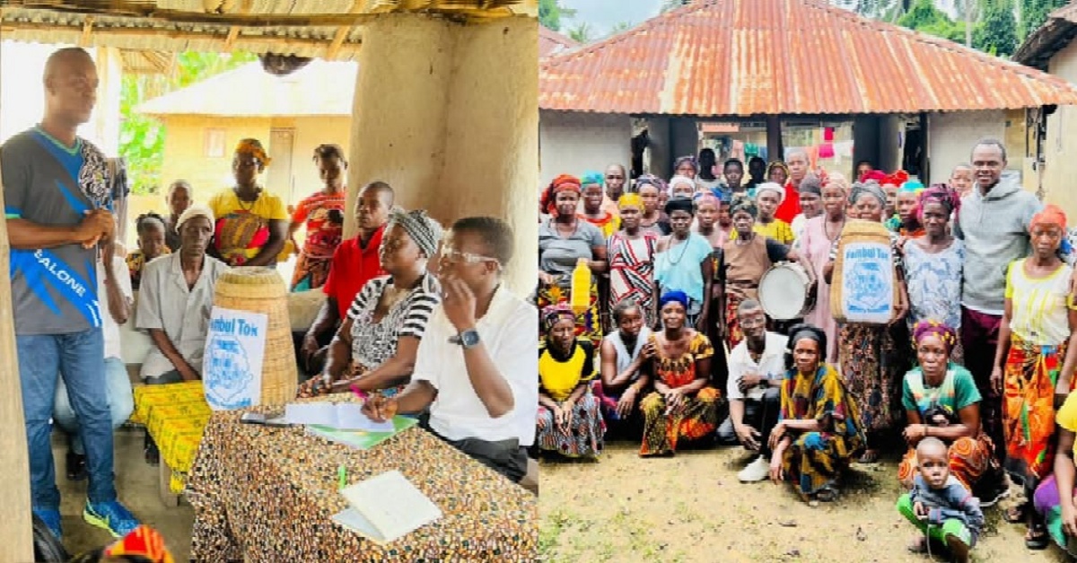 Benduma Village Residents Mobilize Resources to Construct Village Health Post Moyamba in District