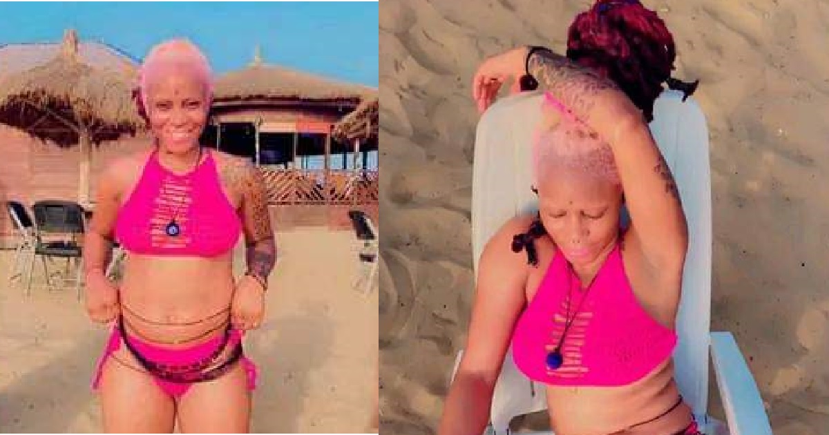 Fantacee Wiz Stuns in New Beach Photos Showing Her Natural Figure