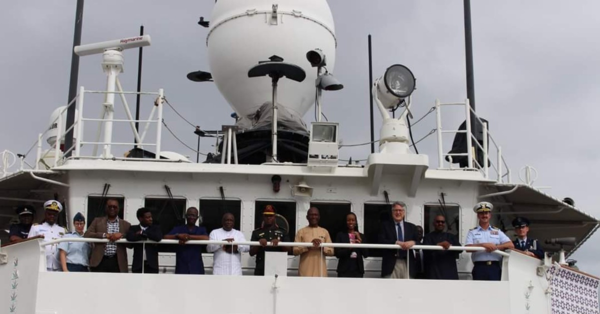 Vice President Jalloh Visits U.S. Coastguard Cutter Mohawk, Commends US and Sierra Leone Maritime Cooperation