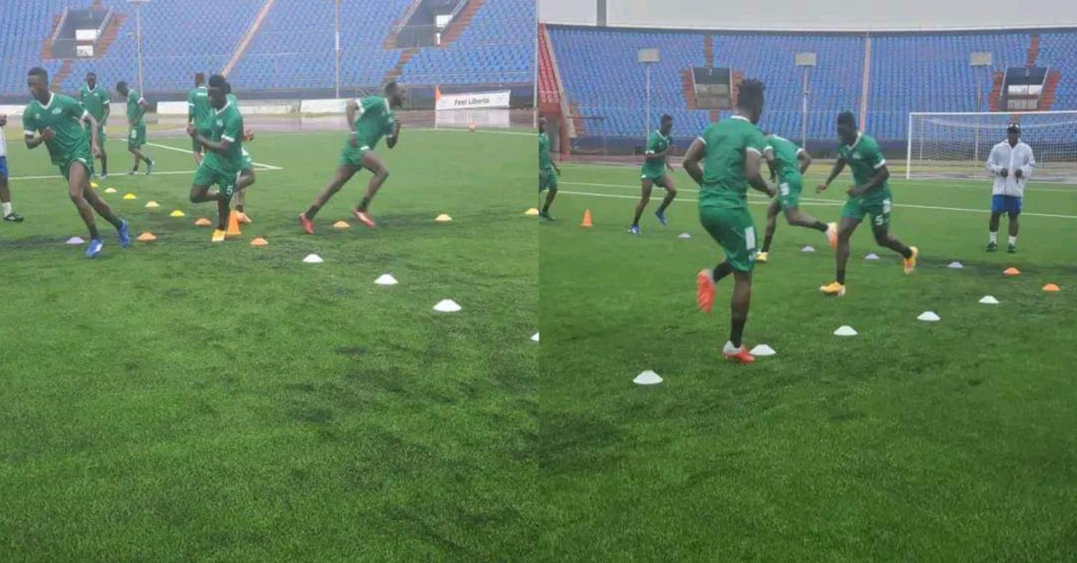 Ahead of Clash With Mali, Leones Stars Team B Holds First Training Session in Liberia