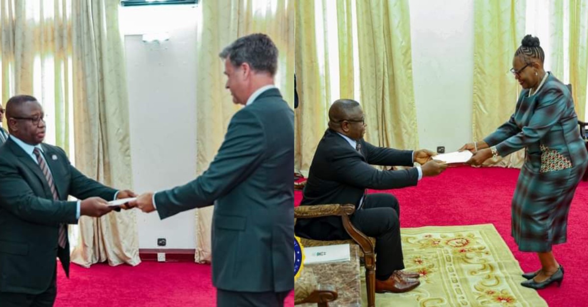 President Bio Receives Credentials of Eight Ambassadors And High Commissioners