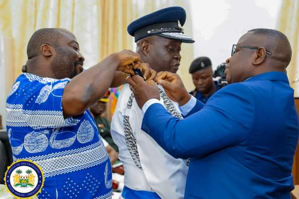 President Bio Decorates New IGP, CDS, Urges Country’s Safety And Security
