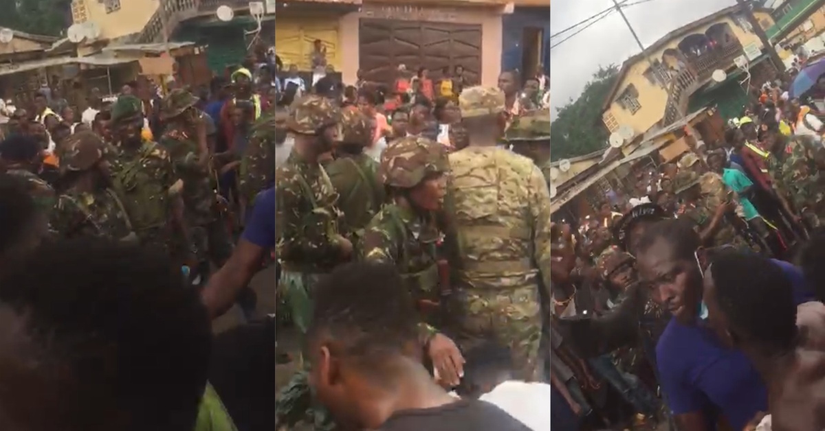 Military Out to Restore Law and Order in Freetown