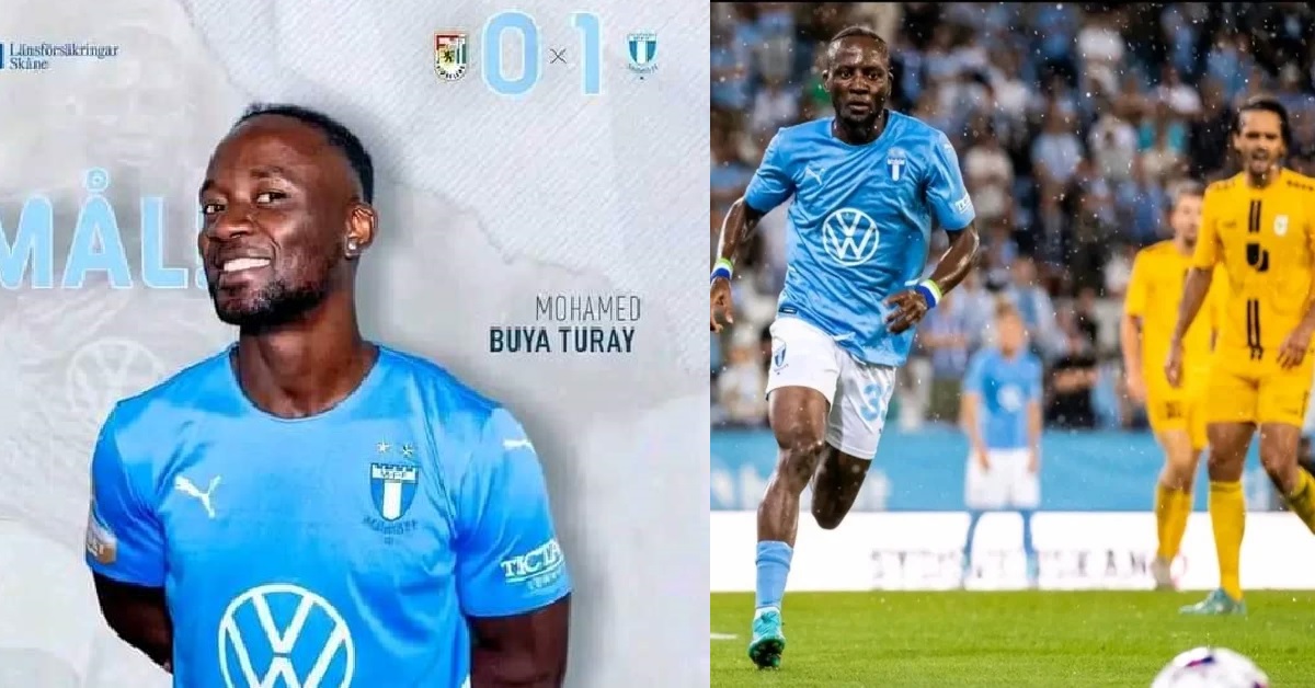 Leone Stars Forward Mohamed Buya Turay Scores His First Debut Goal For Malmö FF