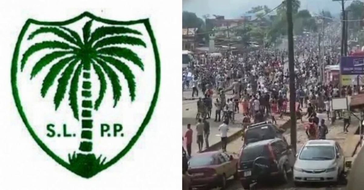 SLPP Reacts to Violent Anti-Government Protests