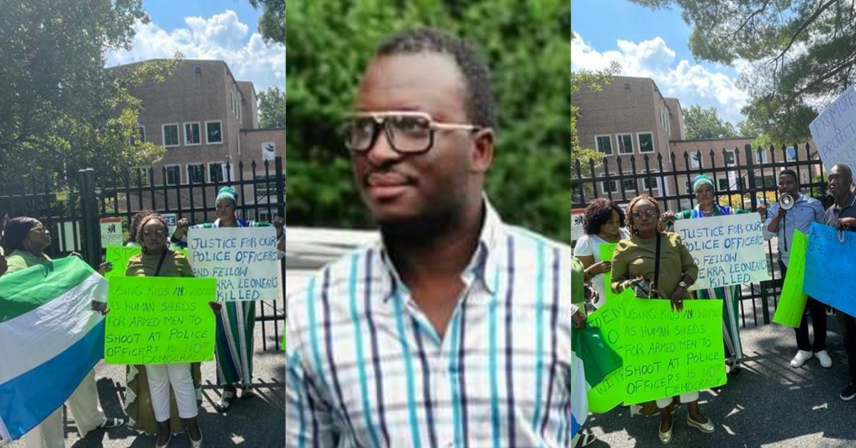 Sierra Leoneans Delivers Petition Letter Against Adebayor to Netherlands Embassy in The United States