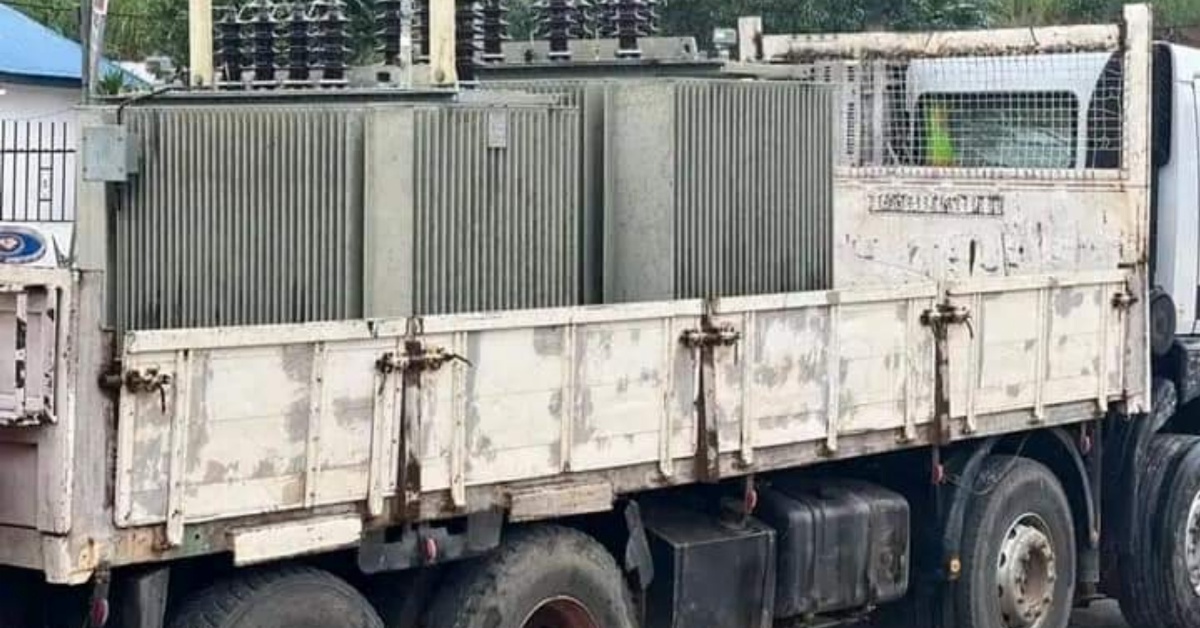 Ministry of Energy Delivers Two Power Transformers to Kono District