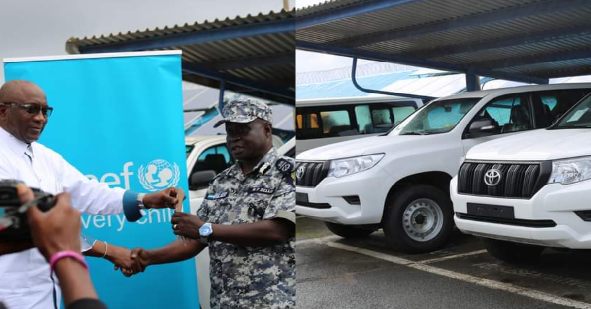 Unicef Sierra Leone Supports FSU With Brand New Toyota Prado Vehicles