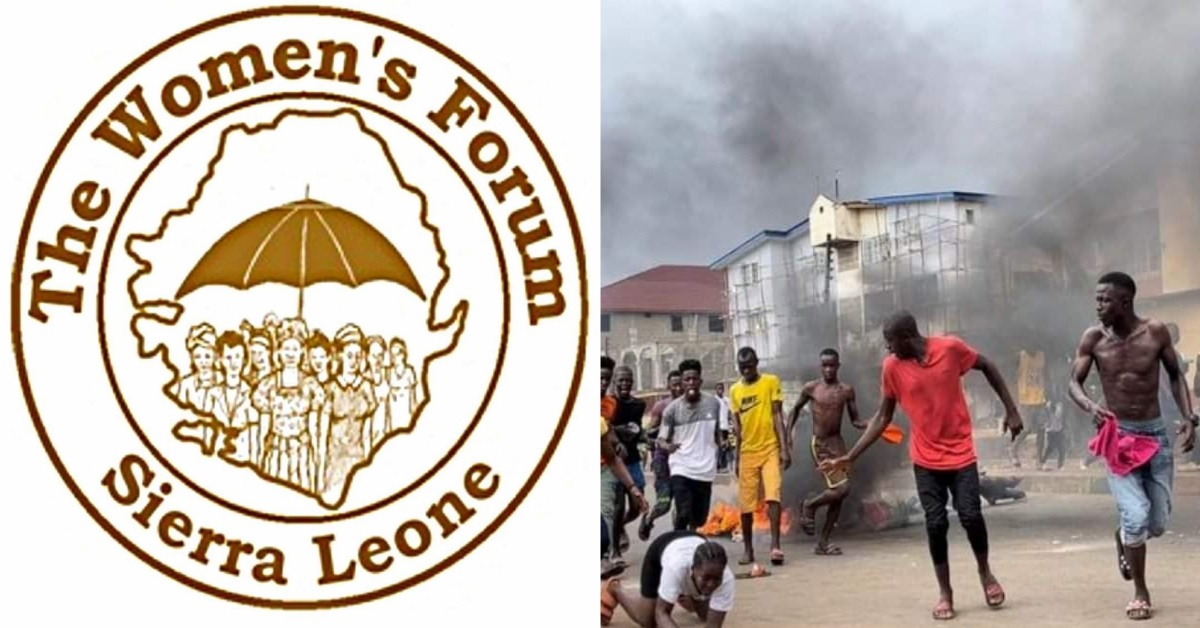 Women’s Forum Sierra Leone Condemns August 10 Insurrection