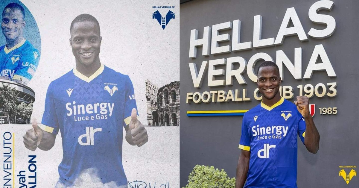 Italian Serie A Side Hellas Verona Secures The Signing of Sierra Leonean Forward Yayah Kallon