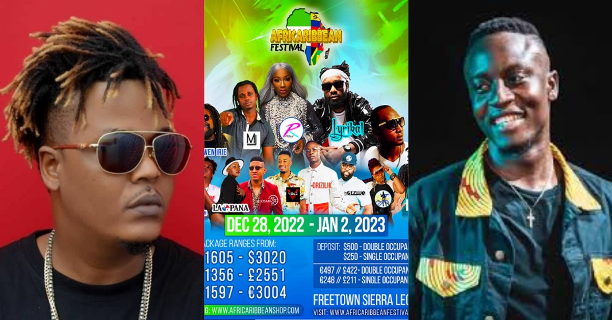 As First Afri-Caribean Festival to Be Hosted in Sierra Leone, Drizilik And Dallas Bantan to Perform