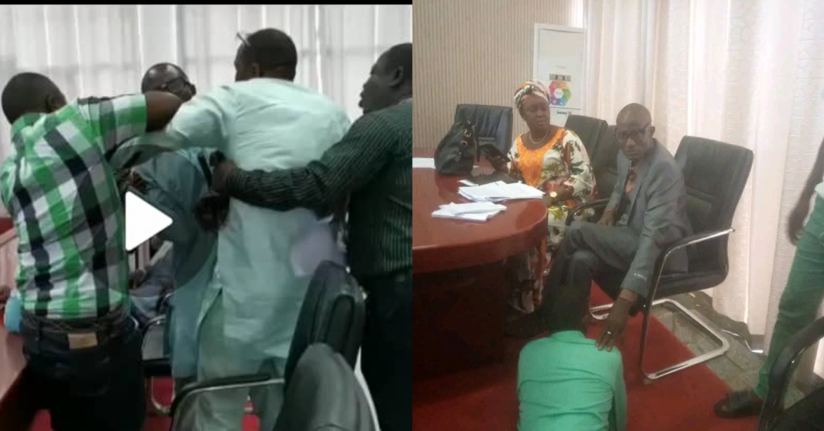 SLPP MPs Caught on Camera Assaulting Youth Chairman For Moyamba District
