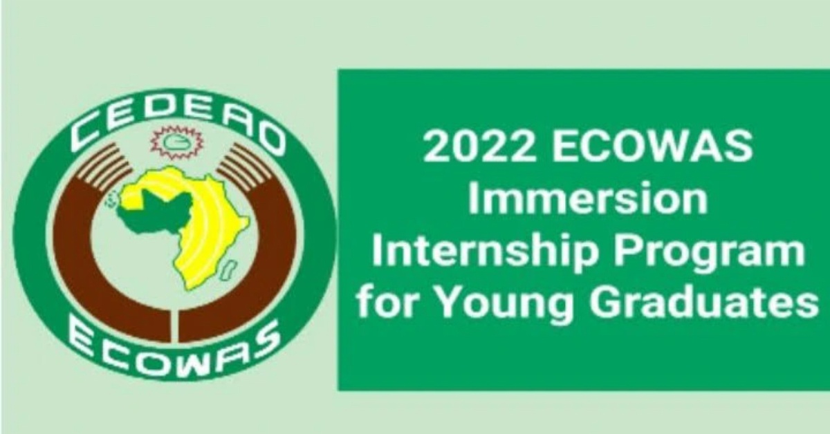 ECOWAS Invites Young Graduate to Apply for for its 2022 Internships