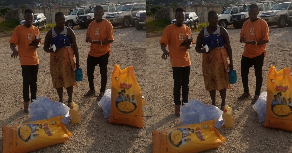 Care Sierra Leone And Health Alert Donates Food Items to Flood Victims of Culvert Community