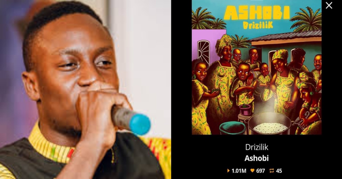 Drizilik’s Ashobi Album Sets New Record on Audiomack