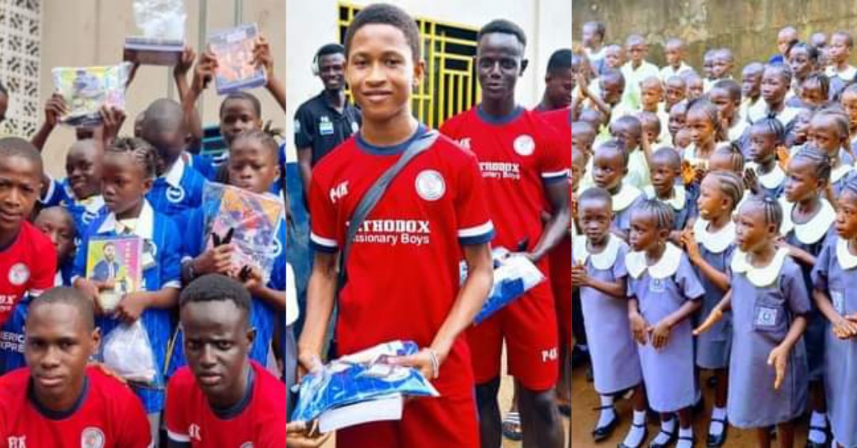 HADA FC Boosts School Pupils in KrooBay With Learning Materials And Jerseys