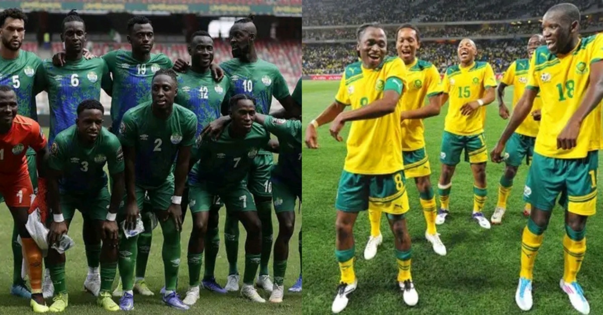 History Favours Leone Stars Against Bafana Bafana of South Africa
