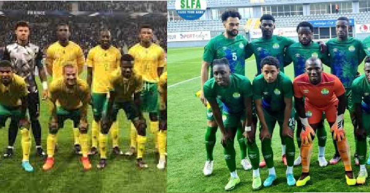 South Africa Vs Sierra Leone: Check Out Kick Off Time, Venue And How to Watch The Match