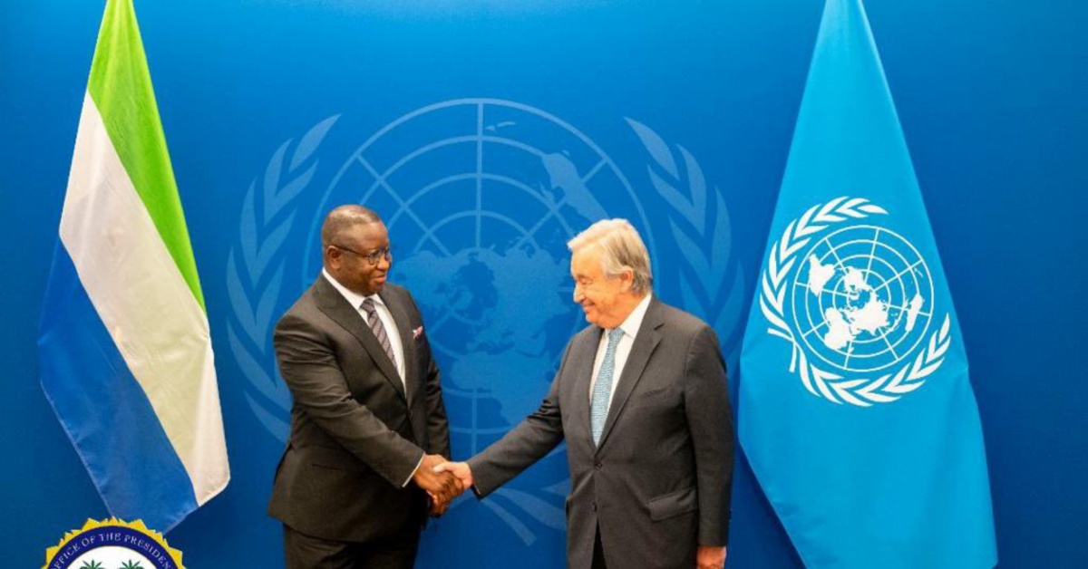 President Bio Meets With UN Secretary-General António Guterres Ahead of Transforming Educational Summit