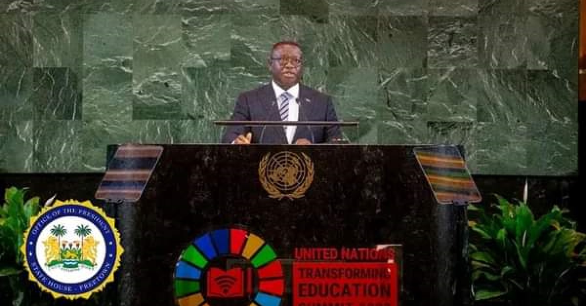 President Bio Addresses UN General Assembly on Human Capital Development, SDG4, Women And Gender