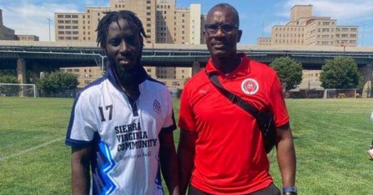 Former East End Lions Midfielder, Masalakie Meets With His Manager Didi Abu