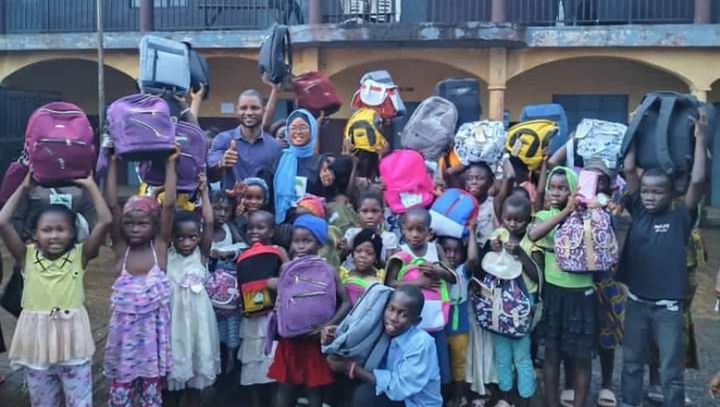 Mem Children’s Foundation Supports 50 Children at Culvert Community With School Materials