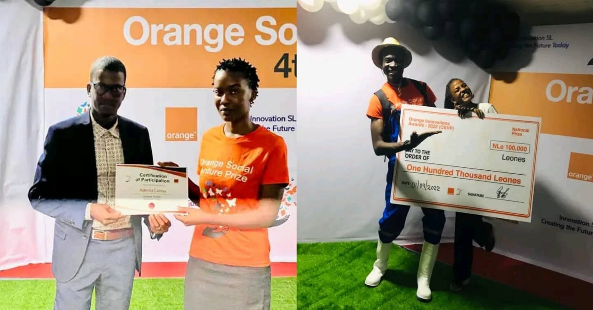 Orange Awards Le150,000 to 2022 Social Venture Prize Winners