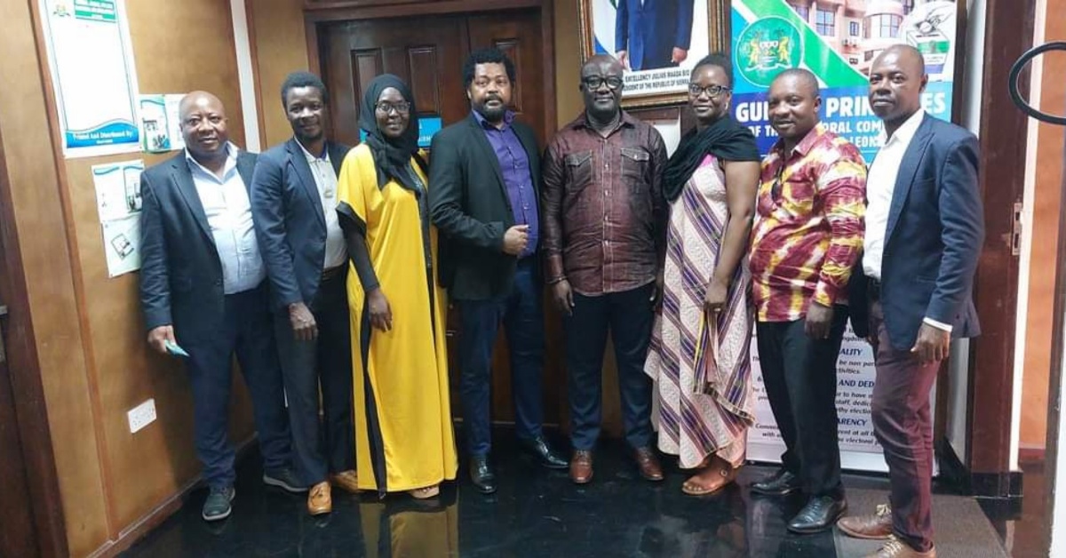 SLAJ Pays Courtesy Call on ECSL, Calls for Cooperation on Access and Information Integrity on June 2023 Elections