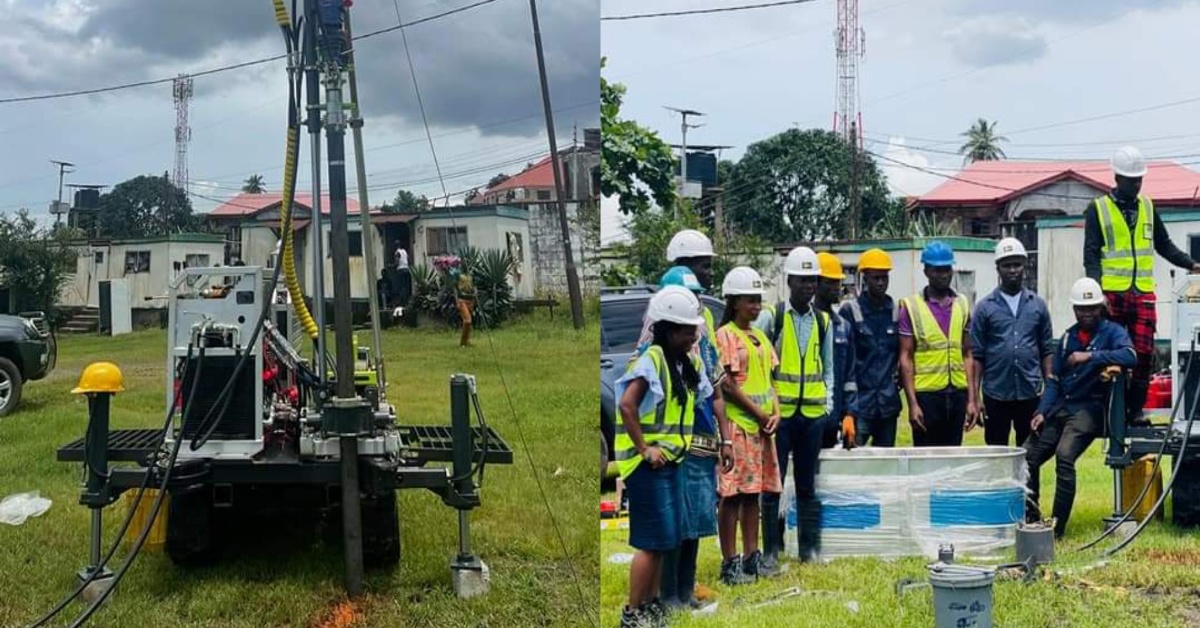 Sierra Leone Roads Authority Gets New KD-300 Portable Drilling Rig