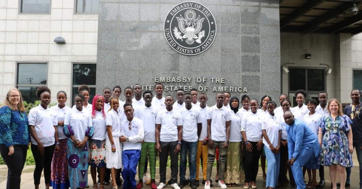 40 Sierra Leonean Students Held Interactive Session With U.S. Embassy Officials