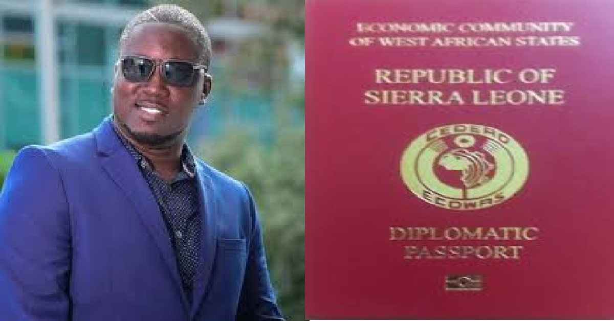 Kao Denero Brags With Diplomatic Passport on Social Media
