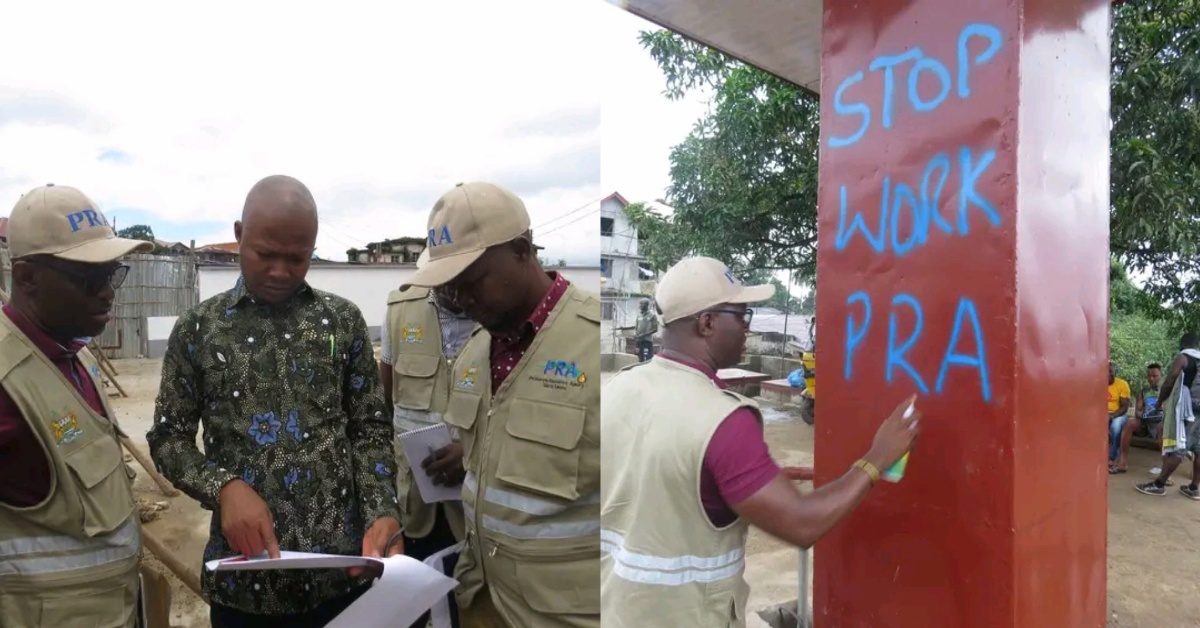 Enforcing Safety And Compliance, PRA Boss Brima Balowa Koroma Inspects Emerging Gas Station