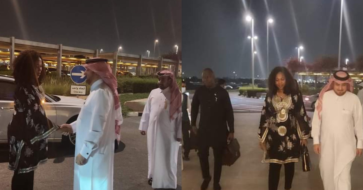 First Lady Dr. Fatima Bio Arrives in Qatar