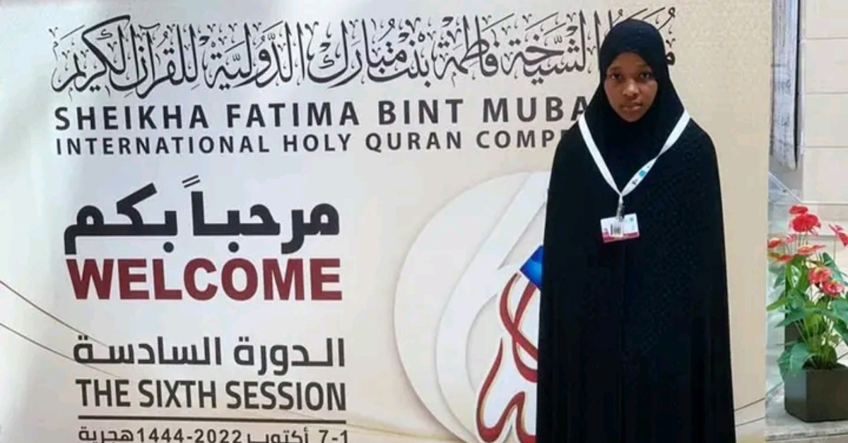 Fatmata Saturu Bah Arrives in Dubai to Represent Sierra Leone at The Dubai Holy Quranic Memorization Competition
