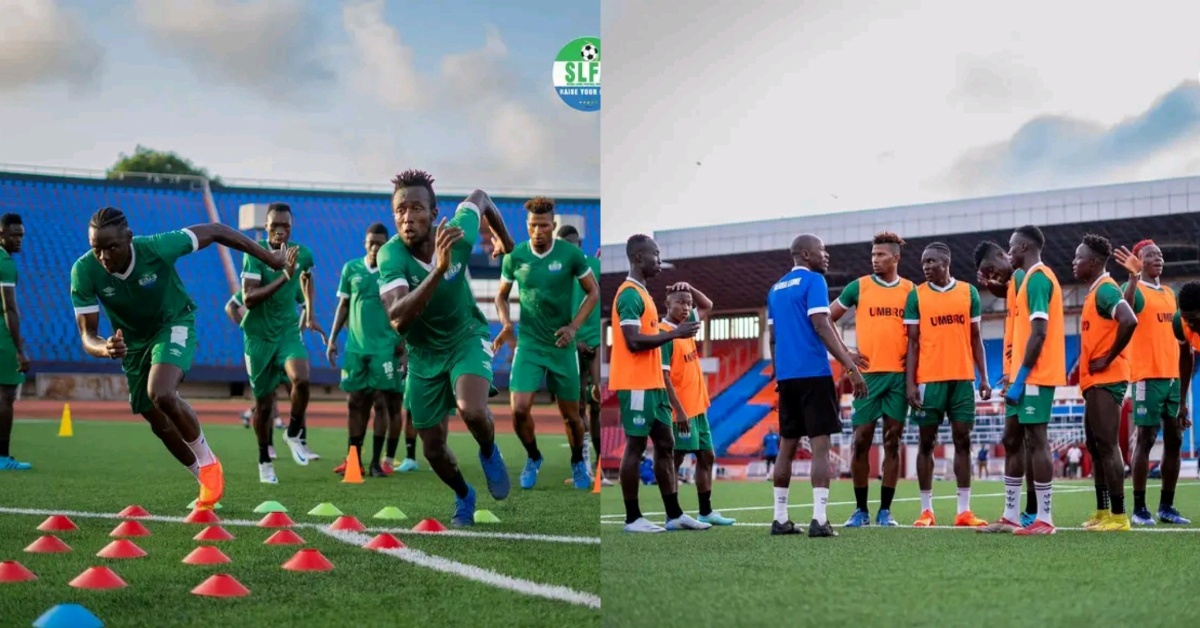 Leone Stars U23 Holds Final Training Session in Monrovia