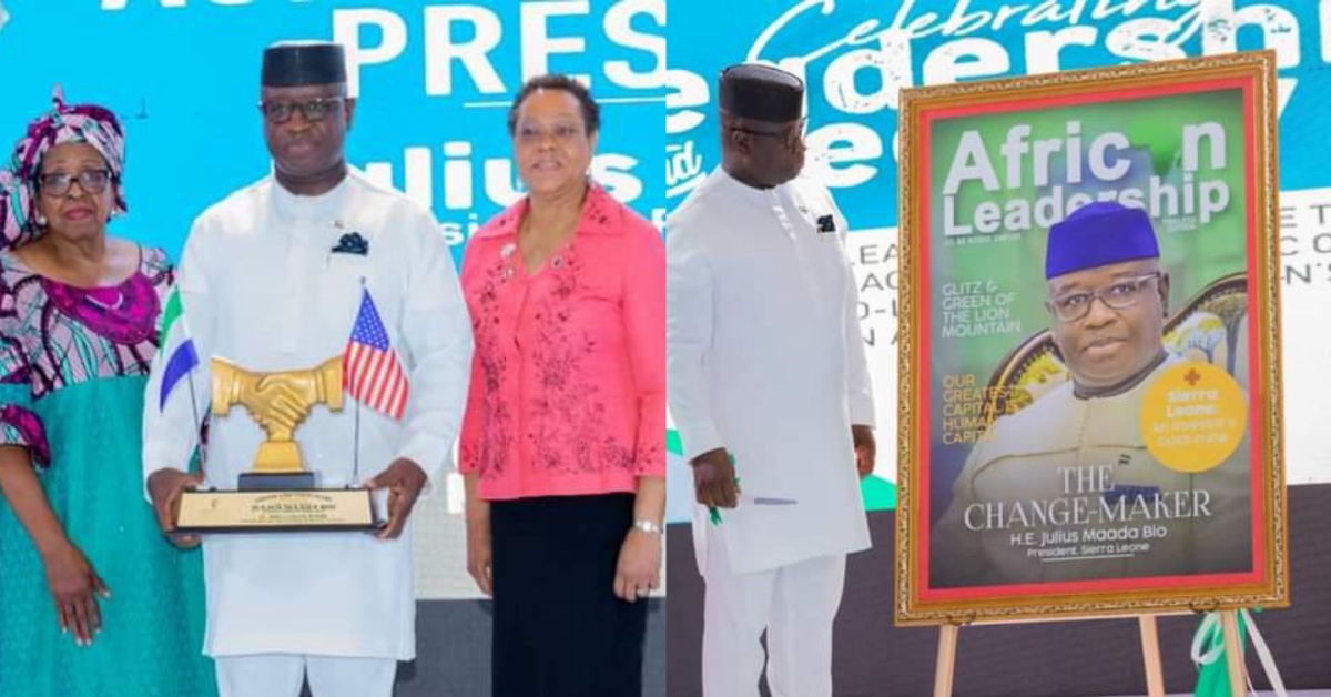 President Bio Unveils African Leadership Magazine Special Edition Coverage