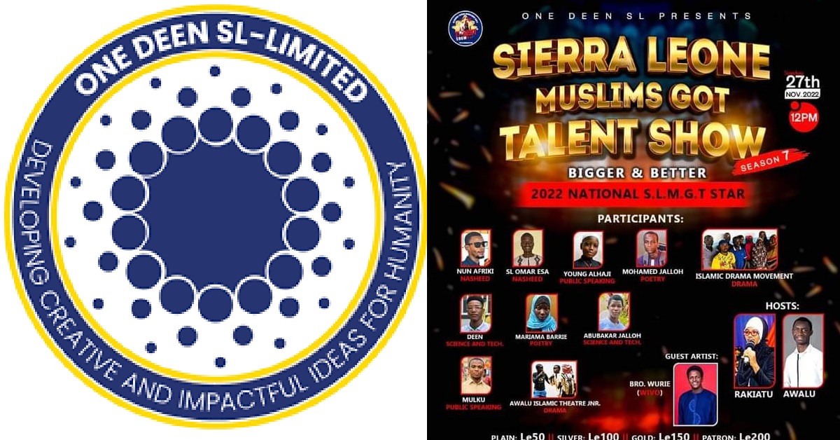 One Deen SL to Commence Sierra Leone Muslim Got Talent Show Season 7