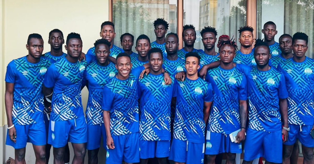 Sierra Leone U23 Team Arrives in Zambia