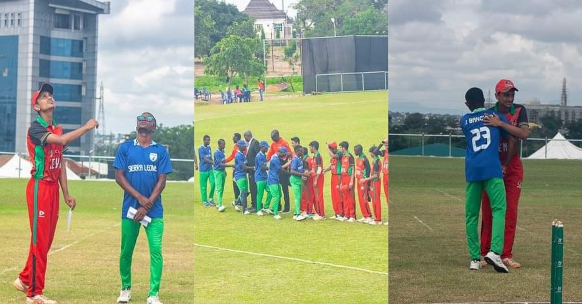 Sierra Leone Bows Out of ICC Men’s U19  Cricket World Cup Final