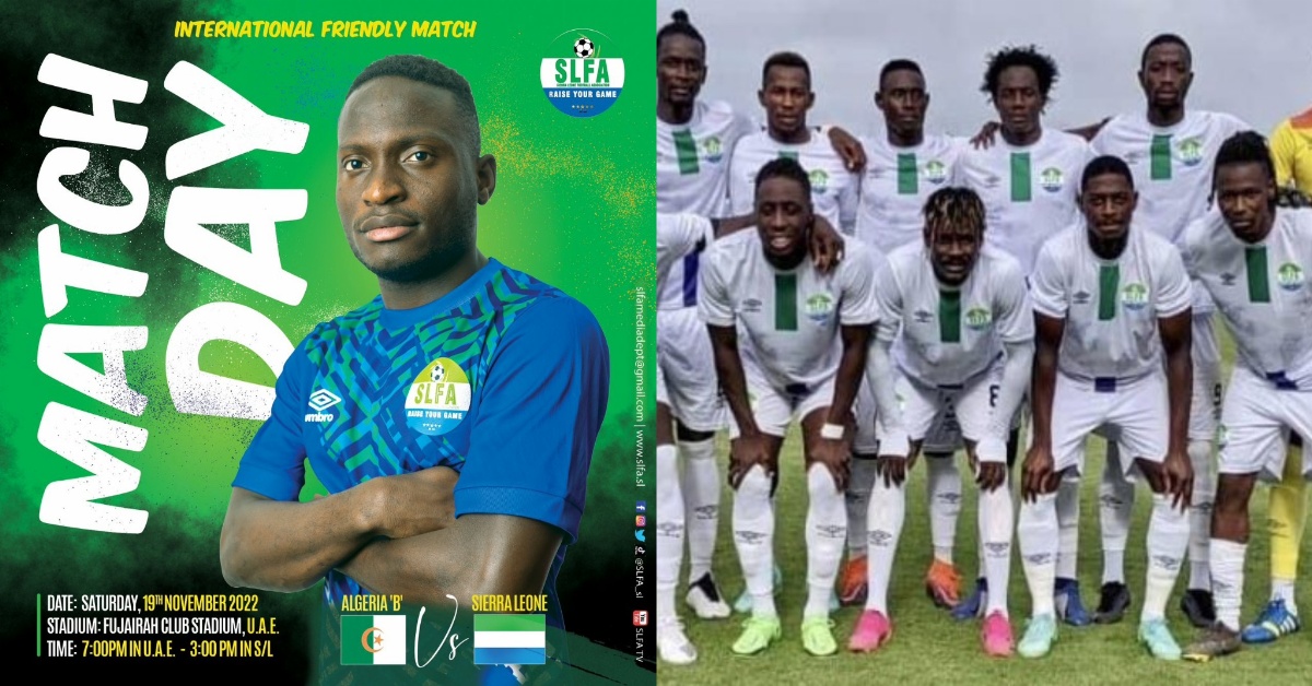 Checkout Leone Stars Starting Line Up to Face Algeria