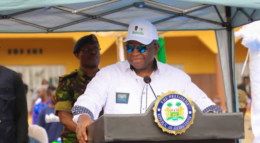 President Bio Continues Working Visit, Admonishes Youths to Desist From Taking Harmful Drugs