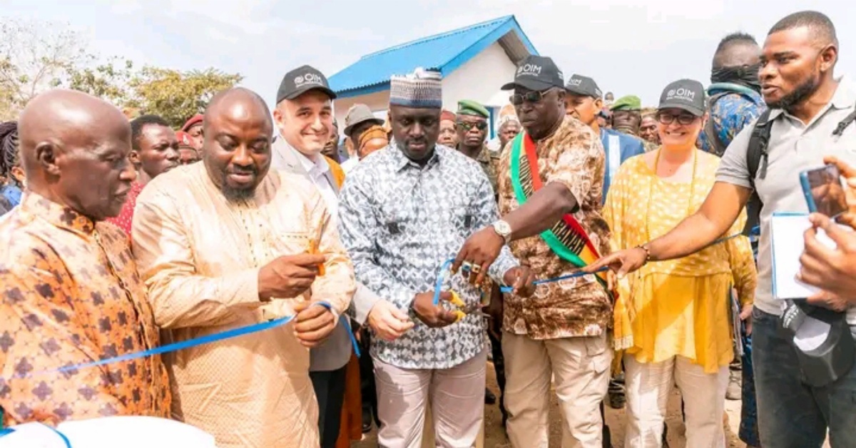 Minister of Internal Affairs Inaugurates Newly Built Cross-Border Posts Between Sierra Leone And Guinea