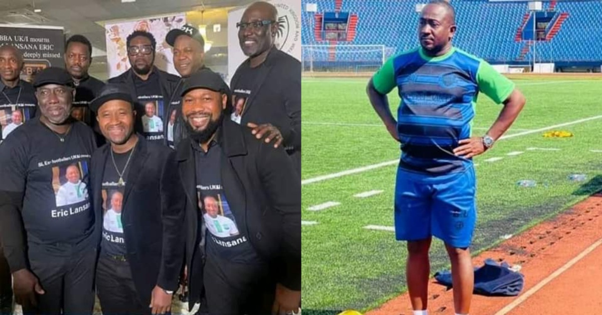 EX- Footballers In The UK Join Others to Pay Tribute to The Late Eric Lansana