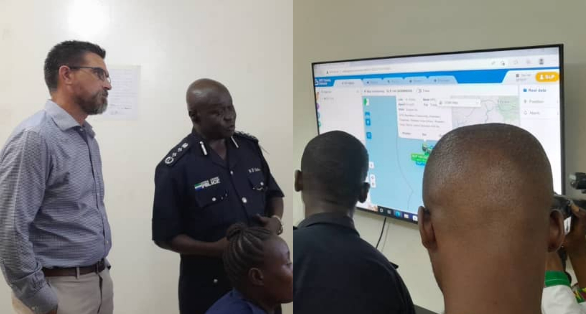 As Police GPS Tracking System Gains Momentum, USA Embassy RSO Visits Control Room